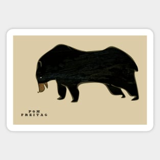 Black bear : Magnet